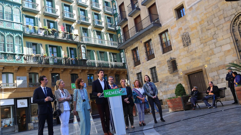 Juan Mari Aburto, Unai Rementeria Bilboko Merkataritza.  